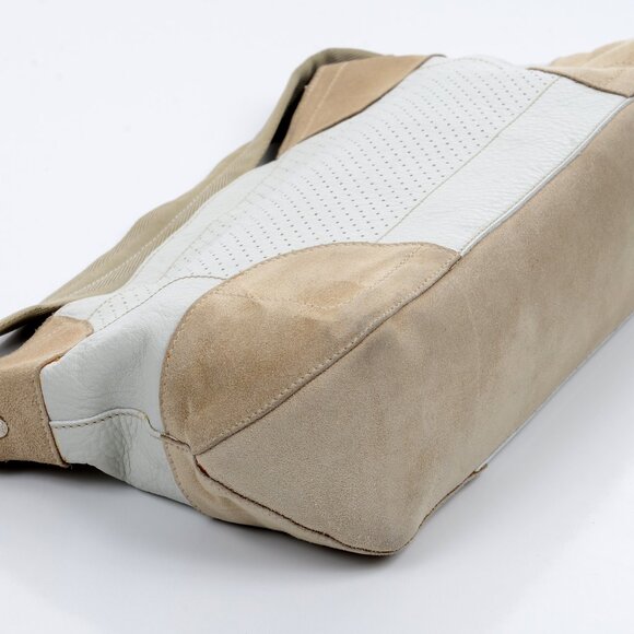 Prada Sport (Linea Rossa) Calf Leather and Suede Shoulder Bag - Picture 5 of 13